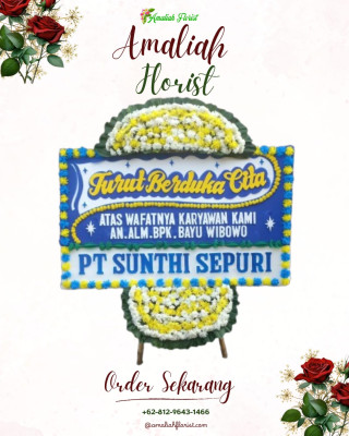 Papan Bunga Duka di Lingga