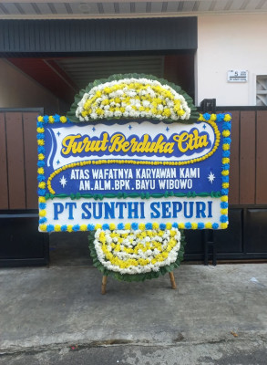 Papan Bunga Duka di Lingga