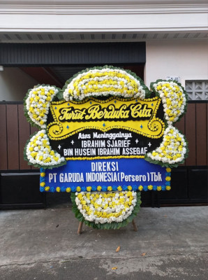 Papan Bunga Duka di Lingga